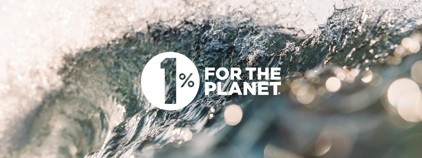 ocean wave and 1% for the planet logo 