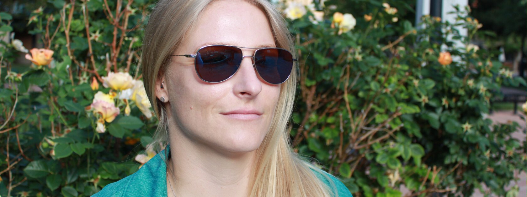 a women wearing Zeal Shipstern sunglasses